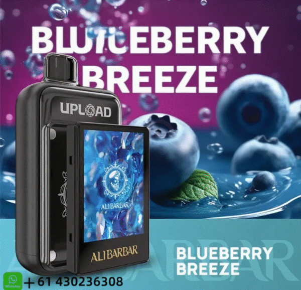ALIBARBAR UPLOAD Blueberry Breeze 25000 PUFFS